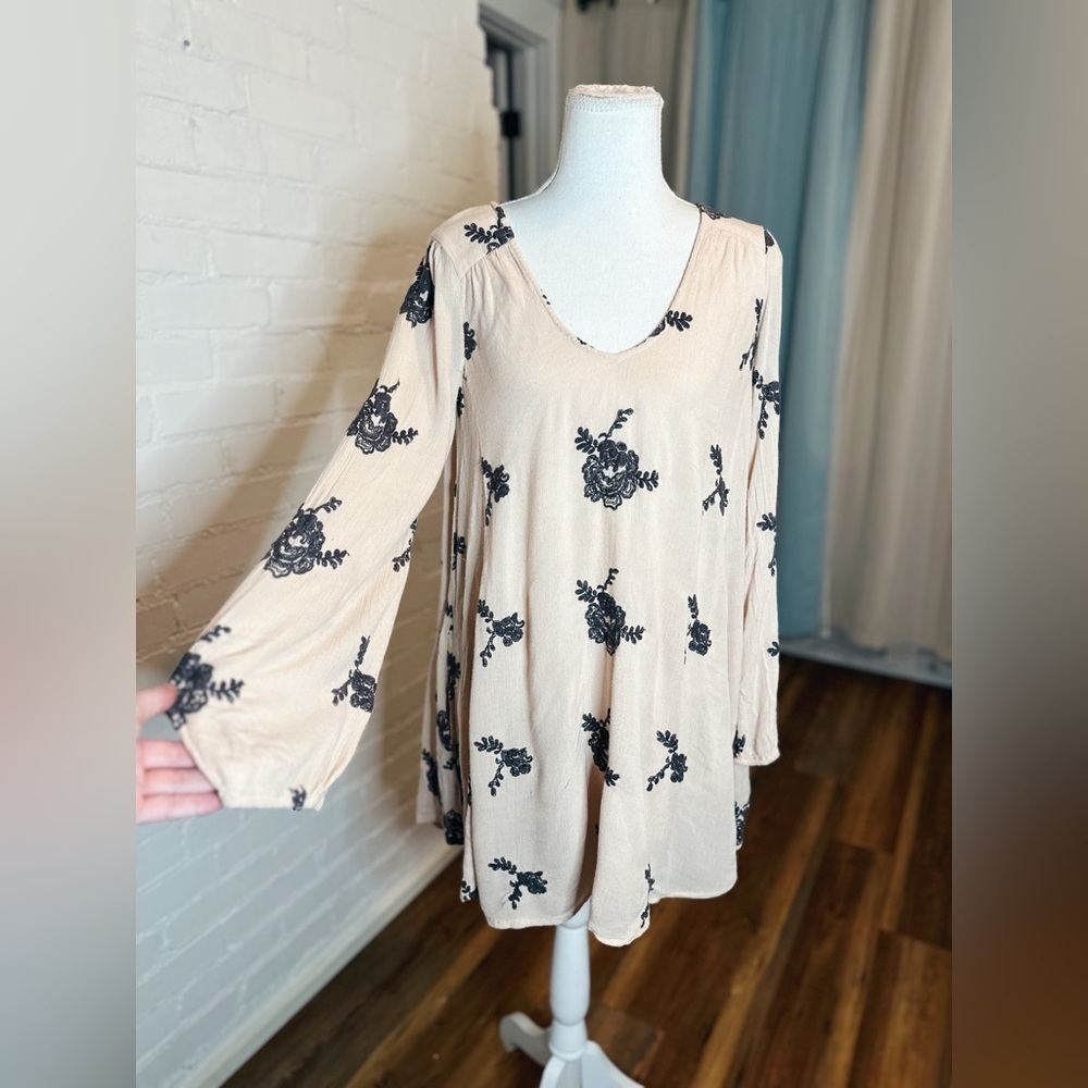 Free People Flowy Tunic Style Dress with Backless Detail